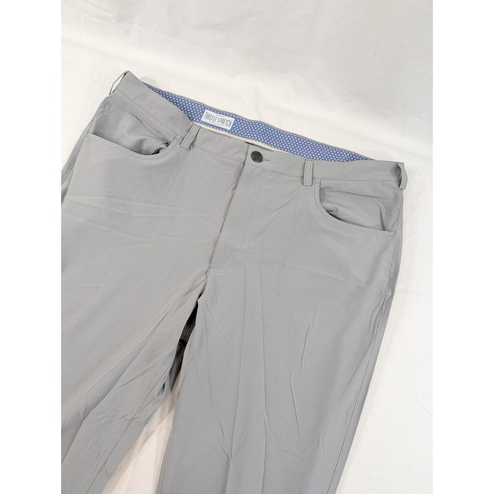 Donald Ross Pants Men's 40x32 Gray Thistle‎ Stretch Performance Golf Lightweight